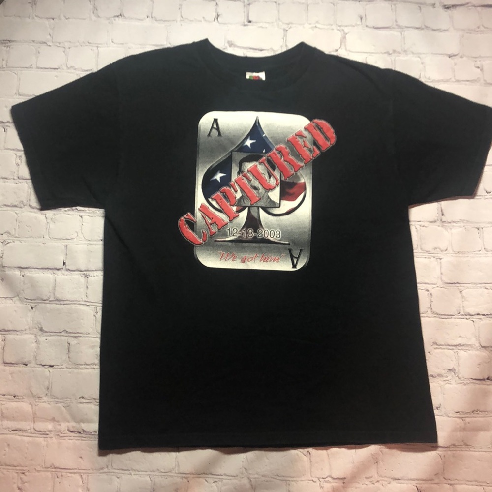 Vintage 2003 Operation Red Dawn CAPTURED tee